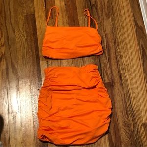 orange outfit